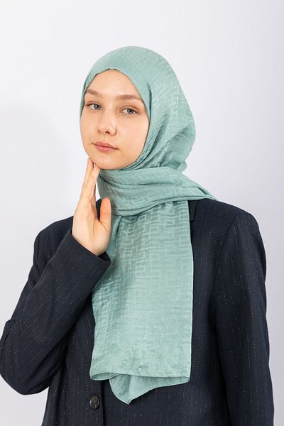 hijabchi Γεωμετρικό Σχέδιο Ζακάρ