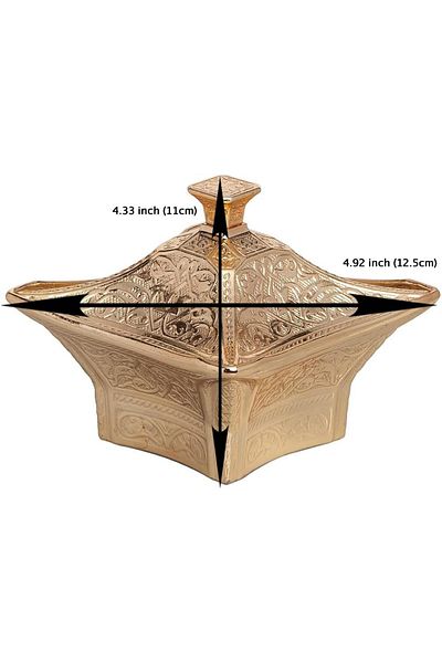 KT HOME Sugar Bowl Large Square Palm Bowl Cube Sugar Bowl Tea Garden Restaurant Cafe Sugar Bowl with Lid