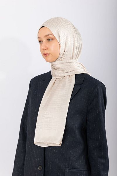 hijabchi Γεωμετρικό Σχέδιο Ζακάρ