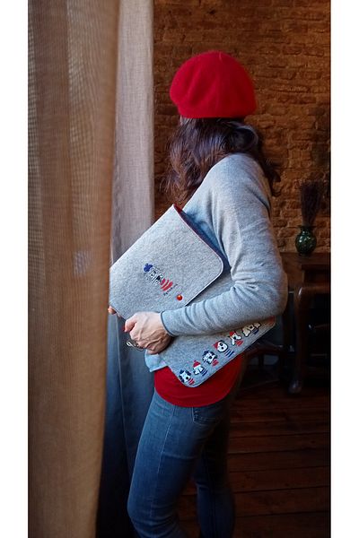 petit pure حقيبة كمبيوتر محمول للكمبيوتر المحمول Macbook من Gang Felt