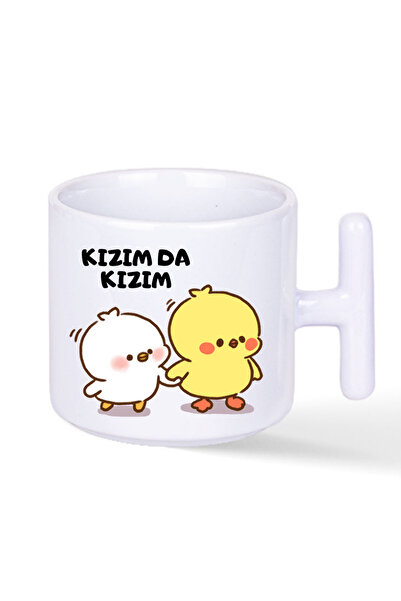 HobiShop Kızımda da Kızım Hediye T kulplu Bardak