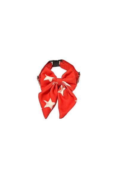 MS Pet Design Adjustable Bow Model Cat Dog Bow Tie and Hair Clip Set