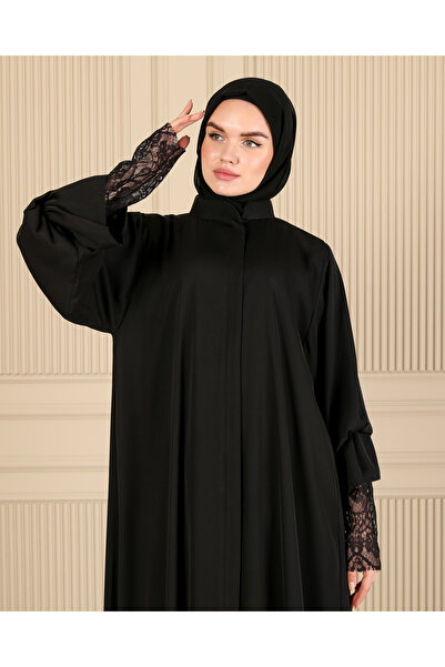 HALİL TÜRKER BALON KOL VE DANTEL FERACE & ABAYA