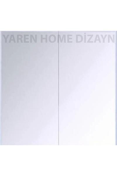 YARENWOOD Lavabo Üstü, Aynalı, 2 Kapaklı Banyo Dolabı