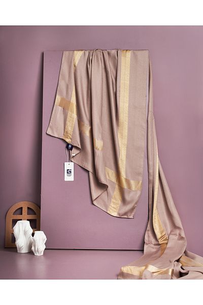 Scarf Gi Luxury Jacquard Shawl - 1 - Mink -