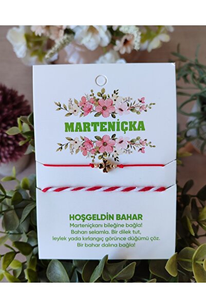 MagicStone Yonca Detaylı Marteniçka Şans Ve Dilek Bilekliği