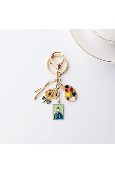 Miniminti Vincent van Gogh Charm Keychain