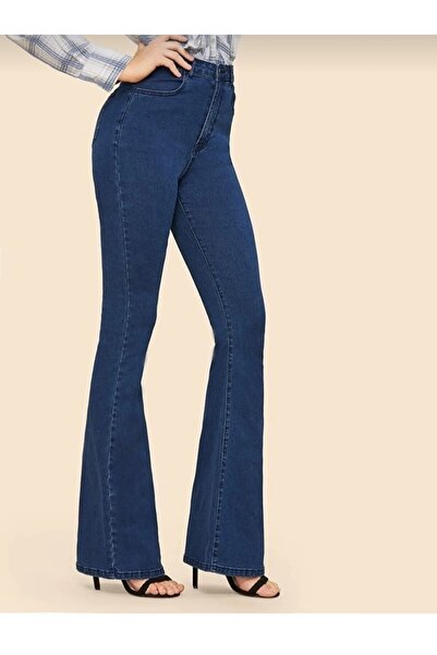 Ramrod Jeans İspanyol Paça Yüksek Bel Full Likralı Pantolon