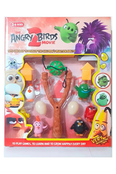 MİLKYADATOYS ANGRY BIRDS 2 SERİSİ OYUN SETİ SAPANLI 12 parça