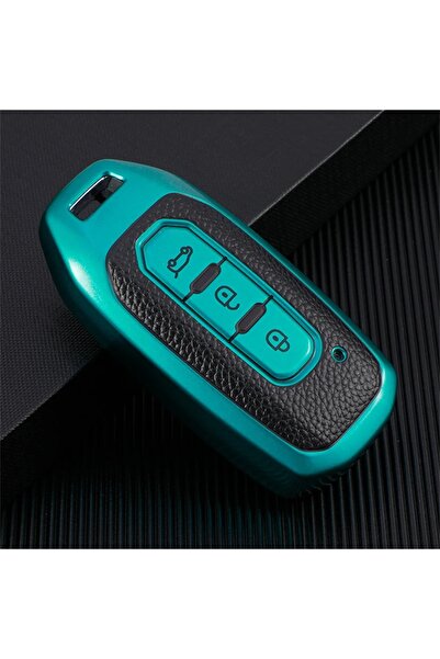 AYCANSTORE Husă TPU pentru telecomandă Ford cu 3 butoane (verde)