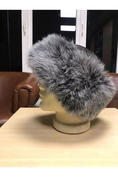 hoaryage Burgundy Hat with Sheep Fur Inside