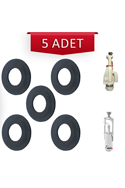 banyosepeti 5 Adet Klozet Boşaltma Conta Kale Eski Çift Kademeli Boşaltma Con...