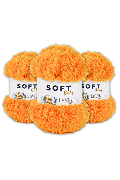 LaVita Yarn Mekana pređa za bebe Somot Amigurumi 3-pakovanje pređe za ručno p...