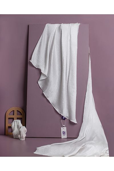 Scarf Lycra Jan Jan Shawl - Off White -