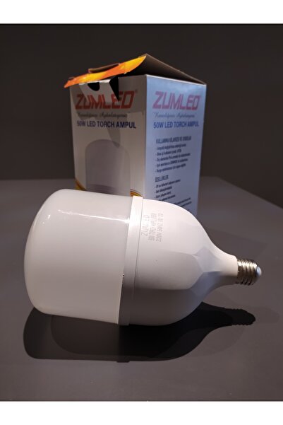 zumled 50W Led Torch Ampul Beyaz