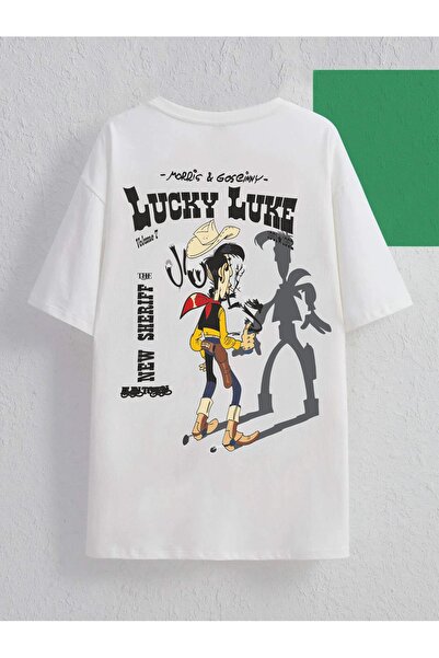 Stendhal LUCKY LUKE ΕΚΠΤΩΜΕΝΟ ΓΥΝΑΙΚΕΙΟ ΚΑΙ ΑΝΔΡΙΚΟ UNISEX OVERSIZE T SHIRT