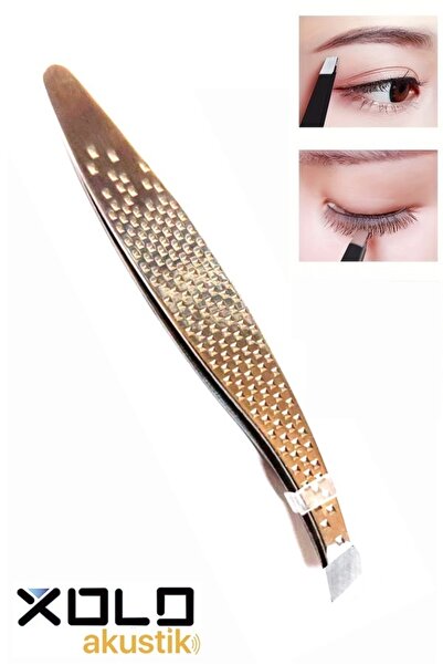 xolo Kavisli Akustik Kaş Cımbızı Yan Uçlu Kaydırmaz Noktalı Xlc510