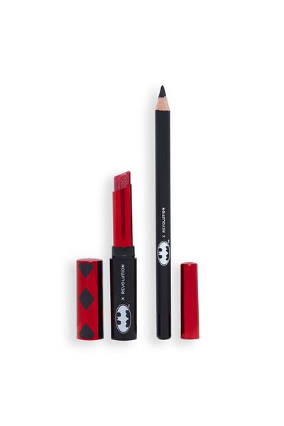 Revolution DC x Dangerous Red Harley Quinn Lip Kit Lip Kit
