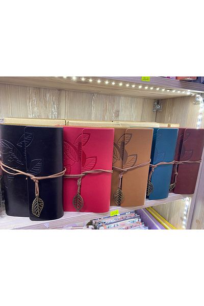 Gıpta fancy kraft notebook leather look