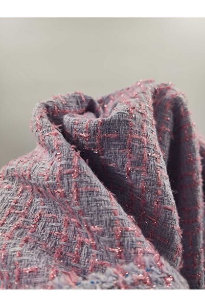 Bursa Kumaş Simli Şanel Kumaş