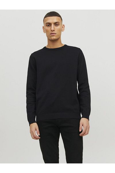 Jack & Jones Strickpullover mit Rundhals Einfarbig Strickpullover mit Rundhals