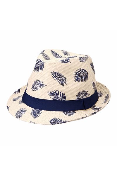 Michael Heinen Trilby mit Blumenmuster, modisch im Sommer