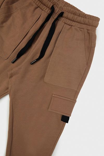 Nebbati Boy's Brown Sweatpants 23PFWNB3212