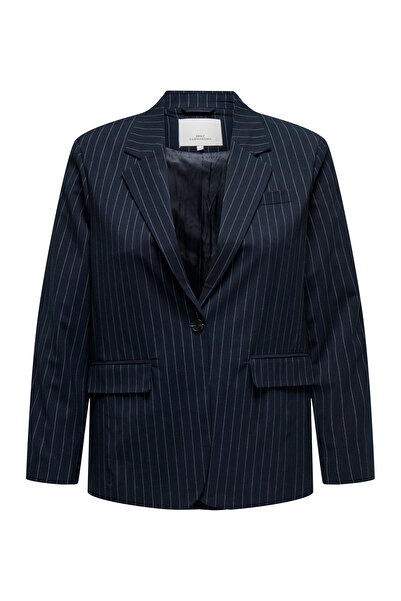 Only Carmakoma CARDAMIE L/S PINST SLIT OVS BLAZER TLR