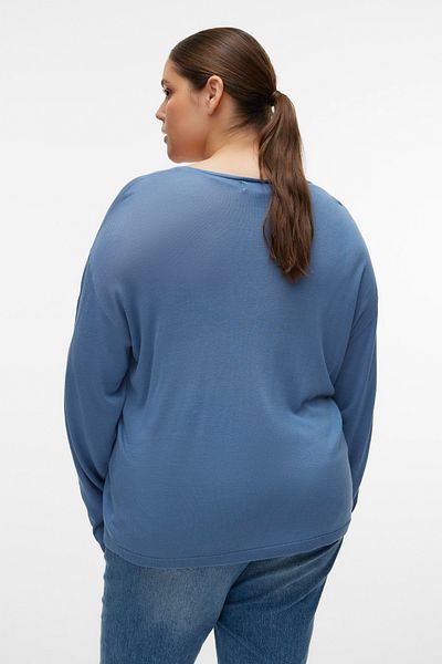 Veromoda Curve VMCNOVA LS V-NECK PULLOVER GA NOOS CUR