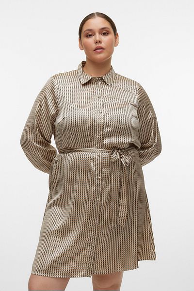Veromoda Curve VMCGAYA L/S ΑΒΚ ΠΟΥΚΑΜΙΣΟ ΦΟΡΕΜΑ WVN BTQ CUR