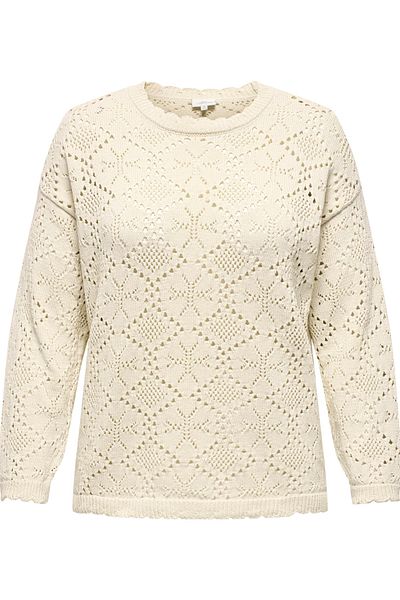 Only Carmakoma CARGAIL LIFE LS STRUCTURE O-NECK KNT