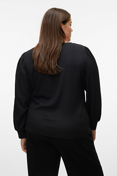 Veromoda Curve VMCBELITA LS U-NECK TOP JRS CUR