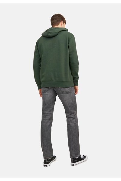 Jack & Jones Kapuzenpullover Logo Sweat Hoodie mit Kängurutasche und Print