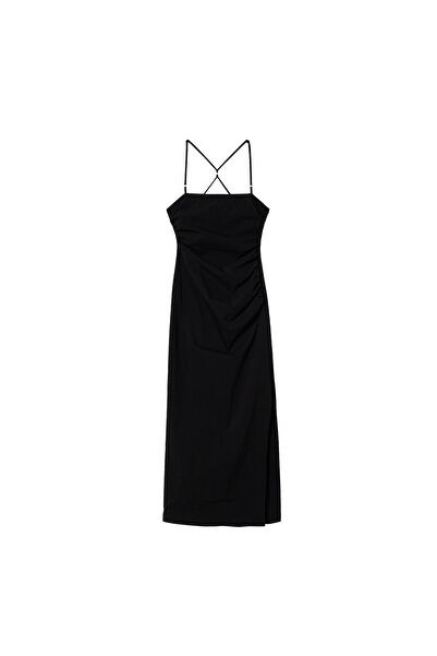 MANGO Woman Siyah Kadın Elbise  27008638