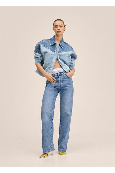 MANGO Woman Pantaloni scurți și bermude albastru de damă
