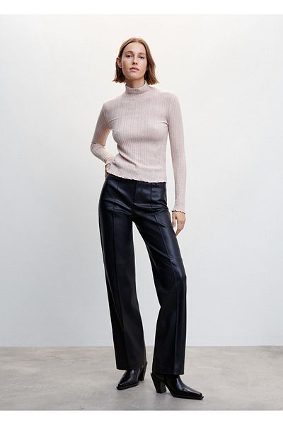 MANGO Woman Παστέλ Ροζ Γυναικείο T-Shirt 37004754