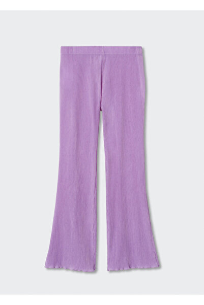 MANGO Woman Kadın Leylak Pantolon