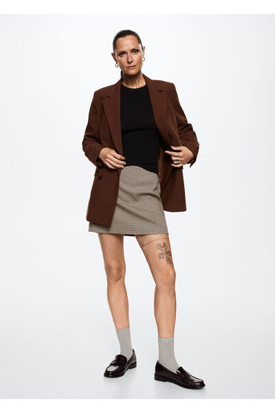 MANGO Woman Fustă de damă maro37084380