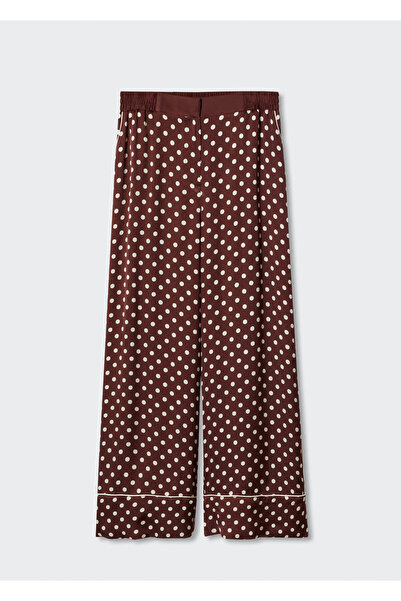 MANGO Woman Kahverengi Kadın Pantolon  37082880
