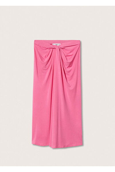 MANGO Woman Pembe Kadın Etek  37092003