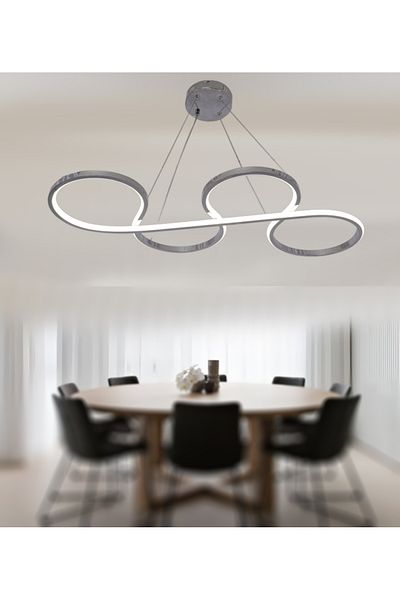 TT AYDINLATMA TT025-KR Snake Model Lighting - Chrome Plated, 3 Color Modules (White - Yellow - Daylight)