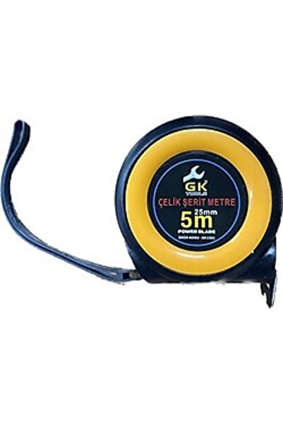 GK Çelik Şerit Metre 5M x 25MM