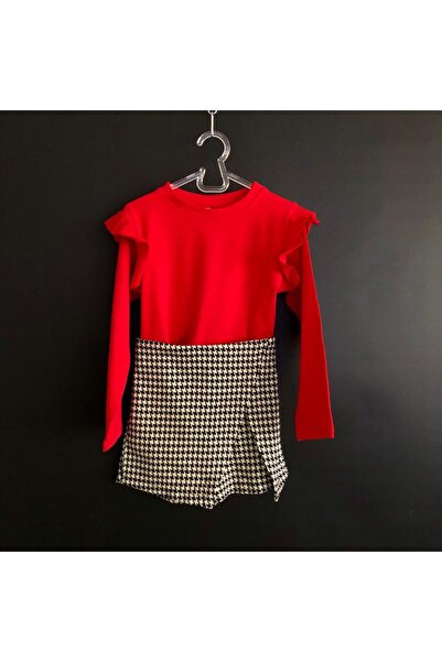 NARYA GİYİM AKSESUAR şort etekli kız takım nry1