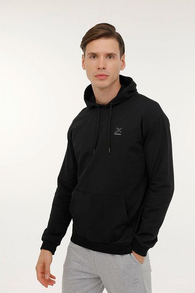 Kinetix M-sn88 Bsc Hoodie 3pr Μαύρο ανδρικό φούτερ με κουκούλα