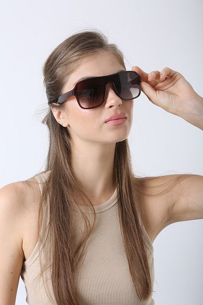 ModaLand Unisex Cream Sunglasses