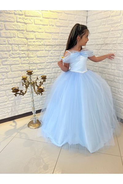black white wedding Costum Albastru Printesa Cenusareasa pentru femei