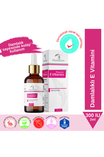 PharmaArt Damlalıklı E Vitamini 30 ml
