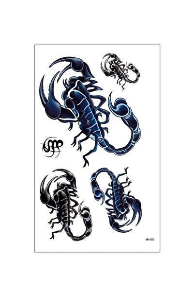 Mecit Tuhafiye AKREP ÇOKLU KOL BAÇAK -GEÇİCİ DÖVME