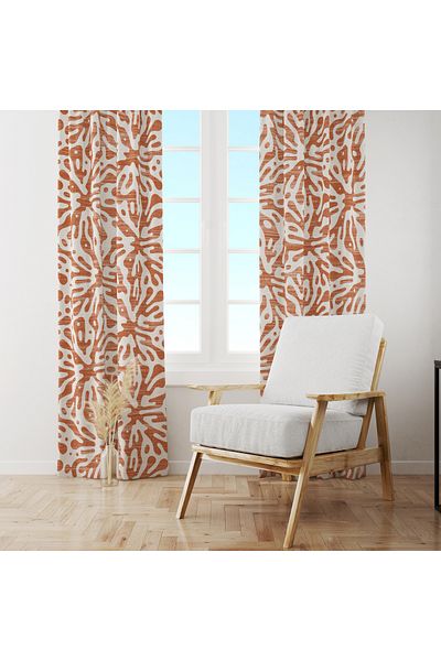 MUN HOME Digital printed backdrop curtain single wing 140 x 260 cm Edge Folded Stitched