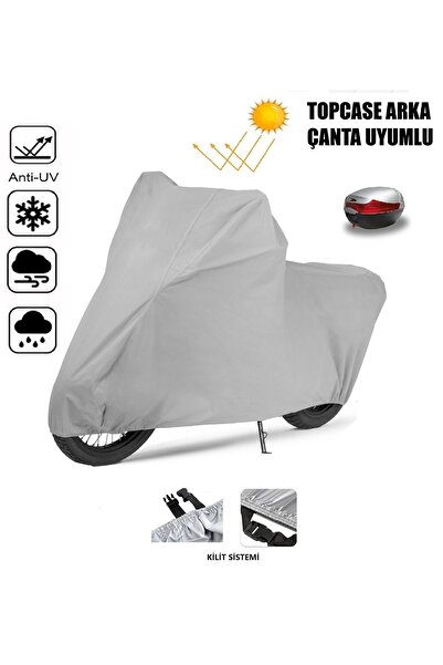 autolion مشمع دراجة نارية يوكي YK 125-7D أبولو - حقيبة خلفية متوافقة